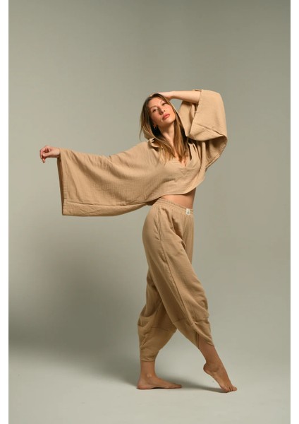 V Yakalı Kapüşonlu Bluz indirimleri