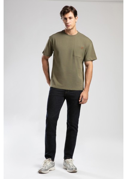 West Erkek O Yaka T-Shirt Yeşil