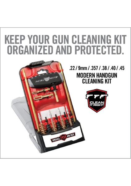 Real Avıd Gun Boss® Pro - Modern Handgun Cleaning Kit Tabanca Harbi Seti fırsatları