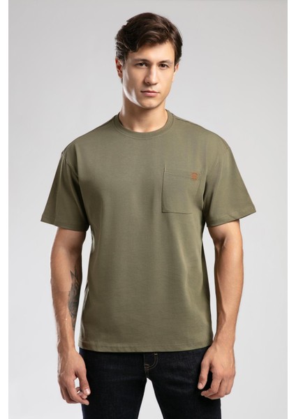 West Erkek O Yaka T-Shirt Yeşil fiyatları