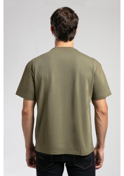 West Erkek O Yaka T-Shirt Yeşil modelleri