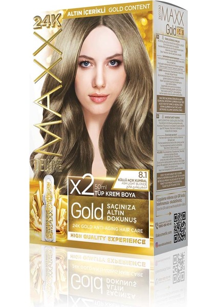 Gold Beauty Set Boya 8.1 Küllü Açık Kumral