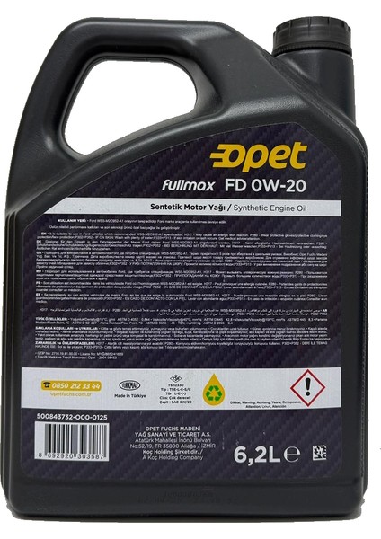 Fullmax Fd 0W-20 fiyatları