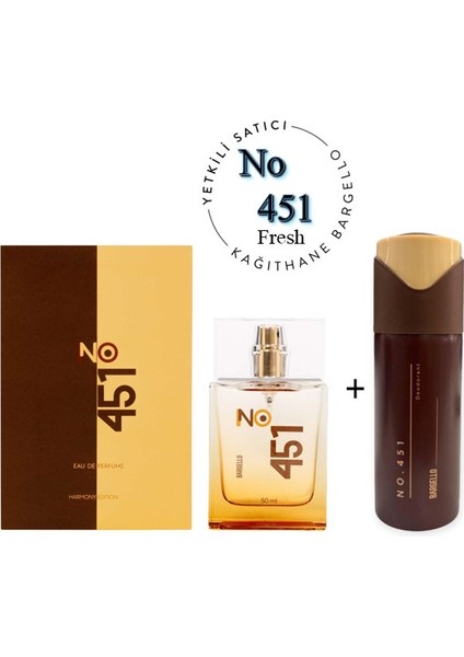 No: 451 + No: 451 Deodorant Unısex 50 Edp Fresh - MNMSNO451DEO