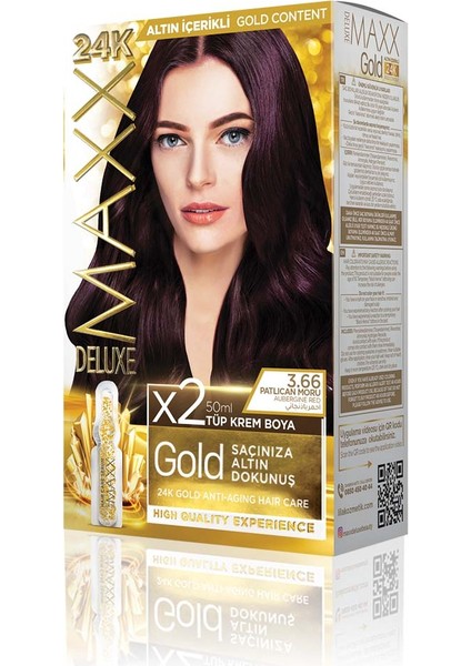 Gold Beauty Set Boya 3.66 Patlıcan Moru