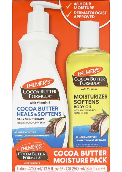 Palmers Cocoa Butter Nemlendirici Vücut Losyonu ve Yağı Ikili Set