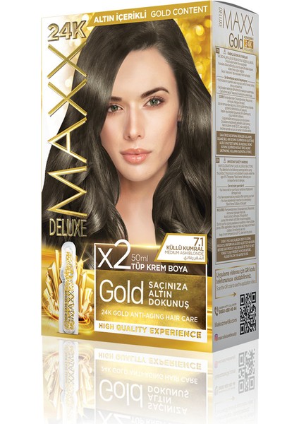 Gold Beauty Set Boya 7.1 Küllü Kumral