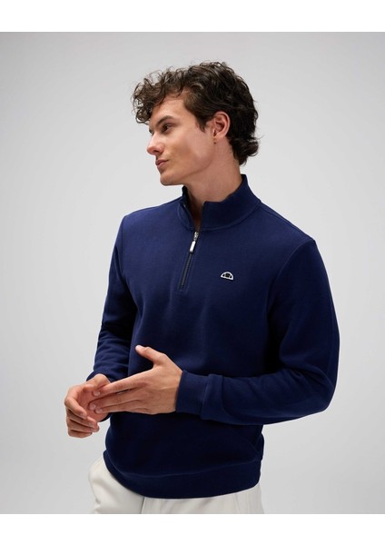 EM603-NV Erkek Yarım Fermuarlı Lacivert Sweat