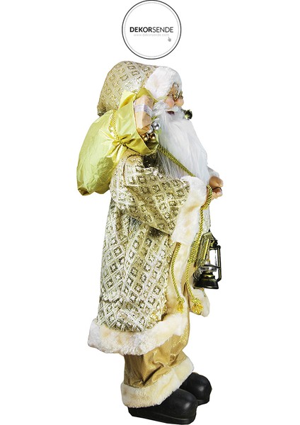 Baklava Desenli Noel Baba Altın 60 cm fiyatları