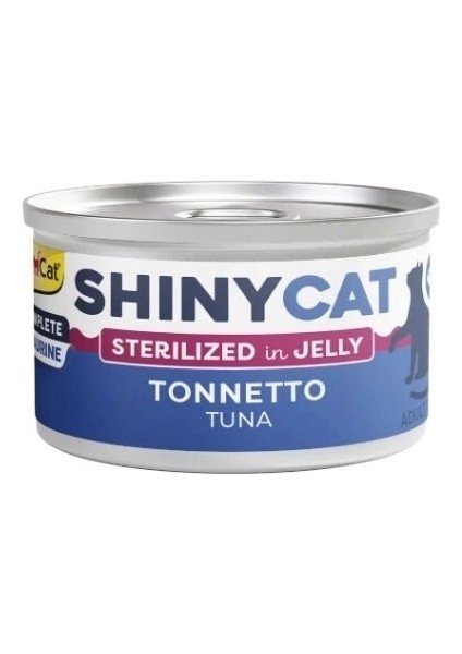Shinycat Jöle Içinde Ton Balıklı Kısırlaştırılmış Konserve Kedi Maması 70 gr