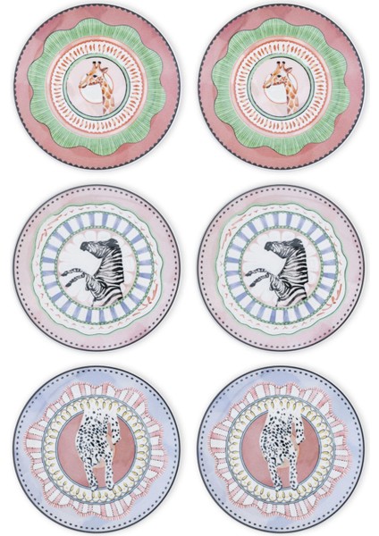 Spring Servis Tabağı 6lı Set 26 cm SPR0003