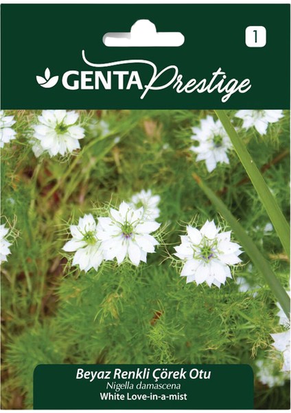Prestige Beyaz Renkli Çörek Otu Tohumu (Nigella Damascena) – Lacy Cottage Garden Çiçeği