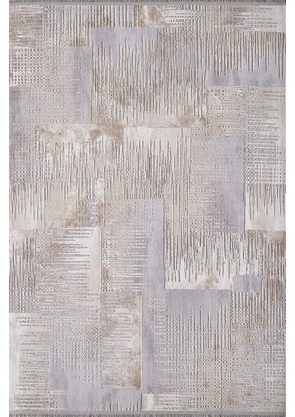 Özel Akrilik Dokuma Gri Renkli Modern Halı Artex Serisi 09150C