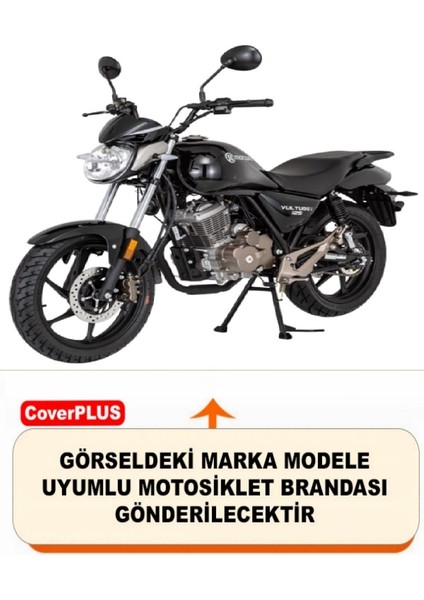 Mondial Vulture I-E Branda Siyah Arka Çanta Uyumlu(Topcase) Motosiket Brandası Motor Örtüsü Çadır Su Geçirmez Motosiklet Kılıfı Motor Brandası,lastikli,taşıma Torbalı fiyatları