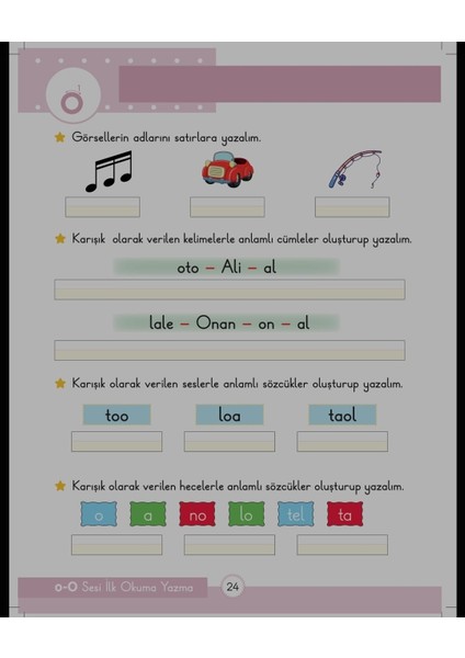 Okullu Çocuk 1.sınıf Okuma Yazma Seti