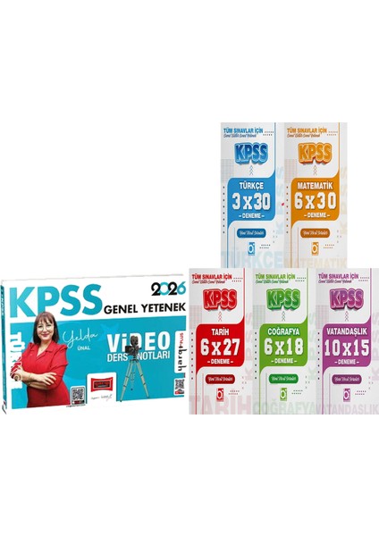 2026 Kpss Türkçe Video Ders Notları Yelda Ünal + 5 Ders 31 Deneme