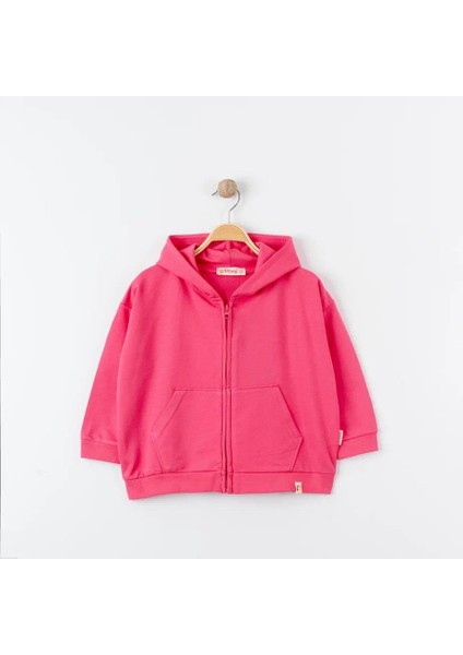 Unisex %100 Pamuk Oversize Kapüşonlu Fermuarlı Sweatshirt