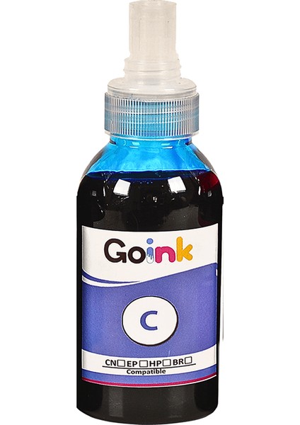 Canon Gı-45 Uyumlu Mürekkep (Renk Seçenekli) – Özel Valfli Mavi (Cyan)