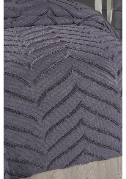 Sementina 2 Parça Tek Kişilik Pike Takımı Antrasit fırsatları