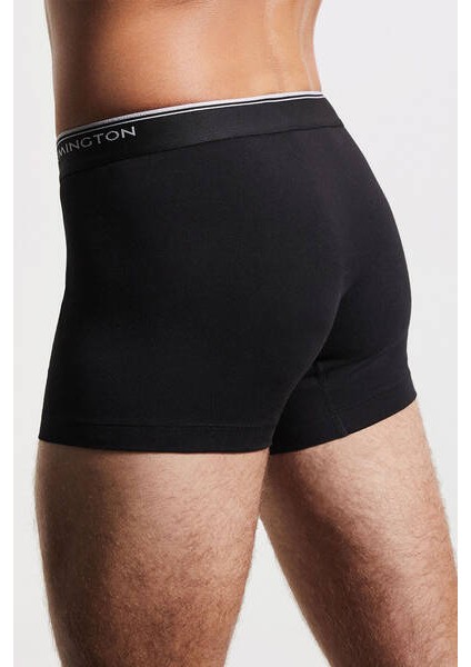 Siyah Beyaz Siyah Üçlü Boxer Seti modelleri