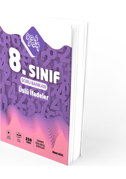 8. Sınıf Lgs Matematik Soru Bankası - Üslü Ifadeler 250 Adet Soru - 2025 Basım indirimleri