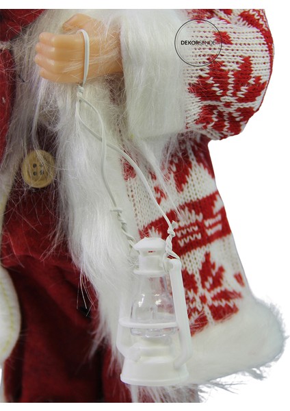Kazaklı Noel Baba Kırmızı Beyaz 30 cm fırsatları