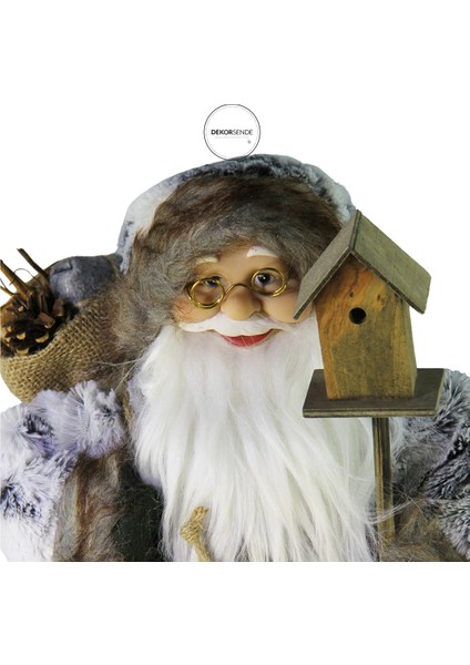 Kuş Yuvalı Noel Baba 45 cm fiyatları