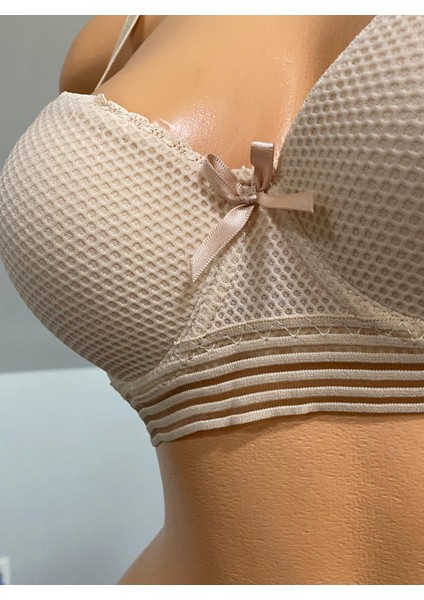 Balenli Dolgulu Push Up Straplez Sütyen 364