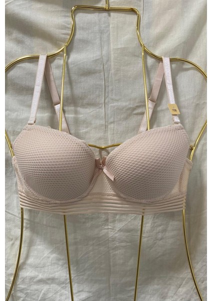 Balenli Dolgulu Push Up Straplez Sütyen 364 modelleri