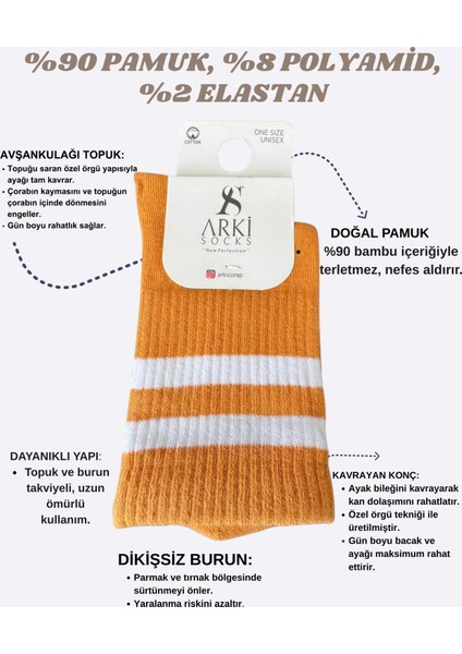 Arki Socks Unisex Kısa Çorap – Nefes Alabilen, Yumuşak Dokulu, Günlük Kullanıma Uygun