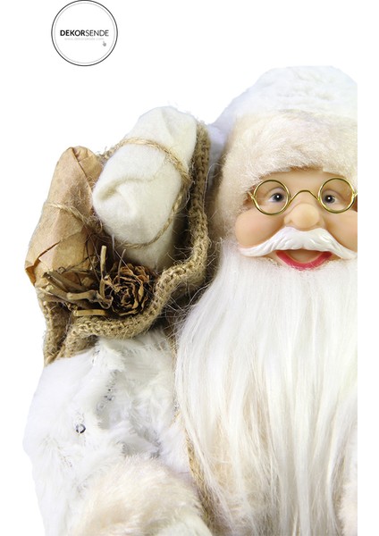 Baklava Desenli Noel Baba Beyaz Altın 30 cm fırsatları