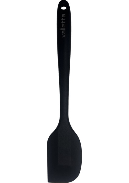 Tekli Isıya Dayanıklı Yanmaz Yapışmaz Silikon Spatula Siyah