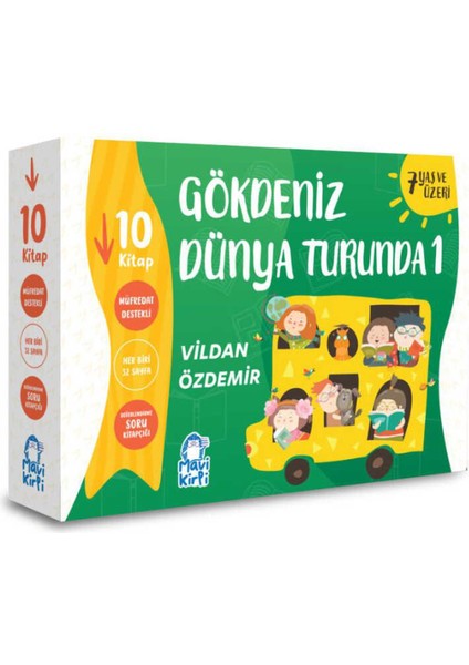 Gökdeniz Dünya Turunda 2. Sınıf Okuma Seti (10 Kitap) - Vildan Özdemir