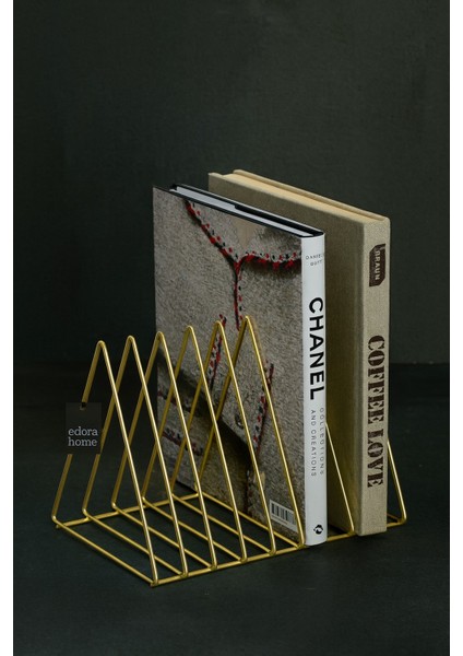 Gold Masa Üstü Ofis ve Salon Için Çok Amaçlı Kitap Düzenleyici Organizer fiyatları