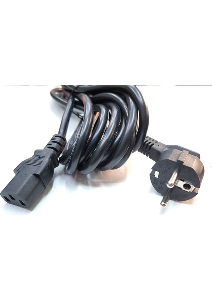 C7 3x1 Power Kablo Bilgisayar Monitör Için Power Kablo 5m