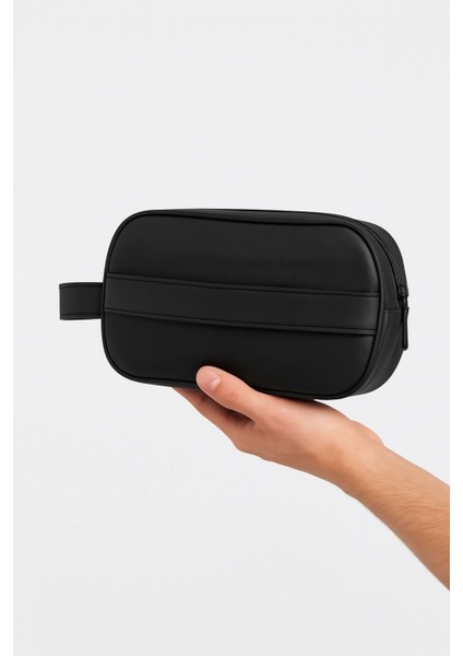 Erkek Kabuk Korumalı Portföy Clutch Traş Kozmetik Bakım ve Günlük El Çantası fırsatları