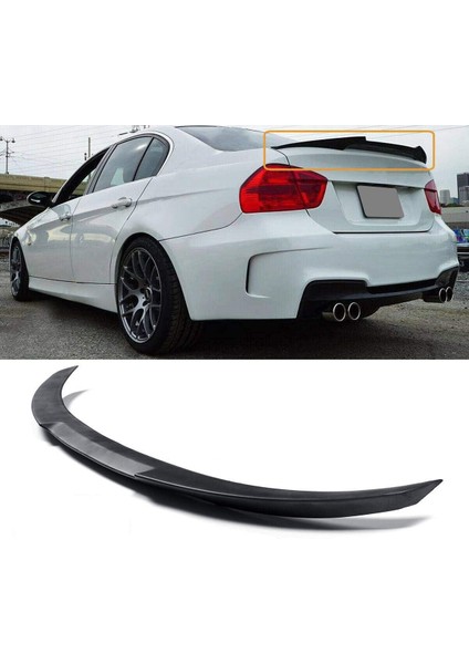 Bmw E90 2006.2012 Parlak Siyah M4 Spoiler Spoyler