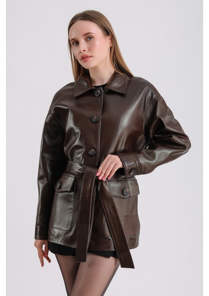 Clara Kadın Deri Mont modelleri