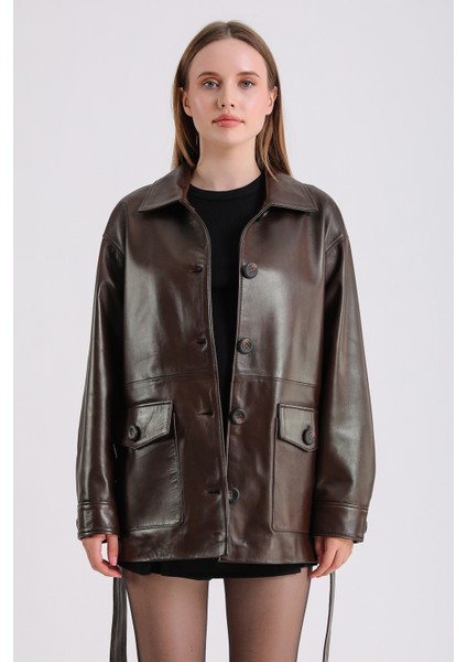 Clara Kadın Deri Mont fırsatları