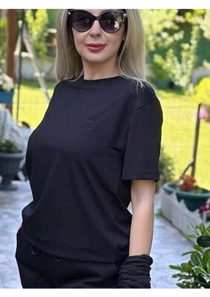 Unisex Regular Fit Bisiklet Yaka %100 Pamuk Kısa Kol Basic Siyah Tişört fırsatları