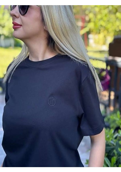 Unisex Regular Fit Bisiklet Yaka %100 Pamuk Kısa Kol Basic Siyah Tişört indirimleri