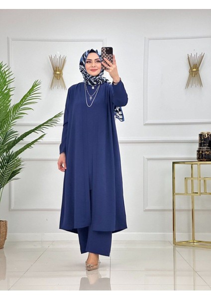 Kadın Tesettür 3'lü Takım, Içlik Tunik & Pantolon & Abaya