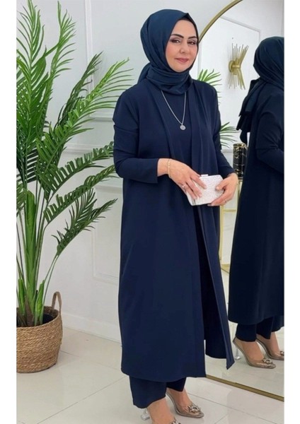 Kadın Tesettür 3'lü Takım, Içlik Tunik & Pantolon & Abaya indirimleri