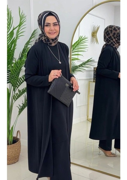 Kadın Tesettür 3'lü Takım, Içlik Tunik & Pantolon & Abaya modelleri