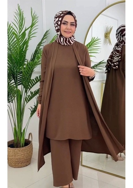 Kadın Tesettür 3'lü Takım, Içlik Tunik & Pantolon & Abaya modelleri