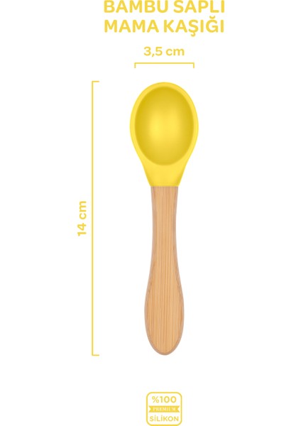 Silikon 10'lu Set Sunrise Sarı / Mama Önlüğü, Mama Tabağı, Bandırma Kaşığı, Bambu Saplı Kaşık ve Çatal, Mini Bardak, Muffin Kalıbı, Çikolata-Buz Kalıbı, Yıldız Diş Kaşıyıcı, Kuki Diş Kaşıyıcı