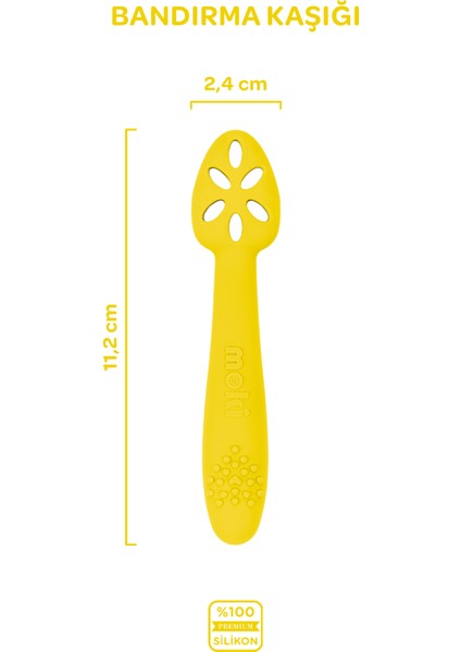 Silikon 10'lu Set Sunrise Sarı / Mama Önlüğü, Mama Tabağı, Bandırma Kaşığı, Bambu Saplı Kaşık ve Çatal, Mini Bardak, Muffin Kalıbı, Çikolata-Buz Kalıbı, Yıldız Diş Kaşıyıcı, Kuki Diş Kaşıyıcı