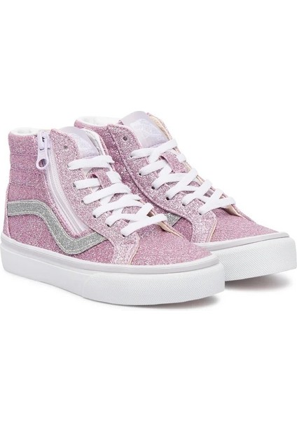 Kız Çocuk Sneaker Vans Kız Çocuk Sk8 Spor Ayakkabı Sk8-Hi Reissue Side Zip VN000CYEEMY1