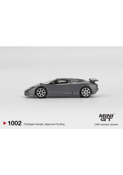 1:64 Bugatti EB110 Super Sport Grigio Scuro Diecast Model Araba modelleri