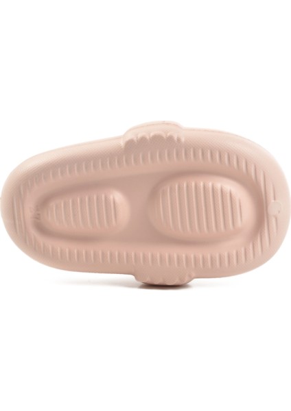 Pudra Suni Deri Çocuk Terlik Kuğu P-F indirimleri